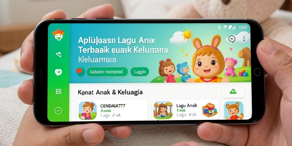Tampilan antarmuka CENDANA777 yang ramah anak.