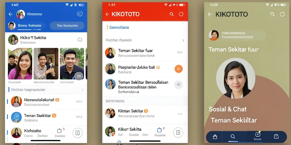 Tampilan antarmuka KIKOTOTO yang ramah pengguna dan interaktif.